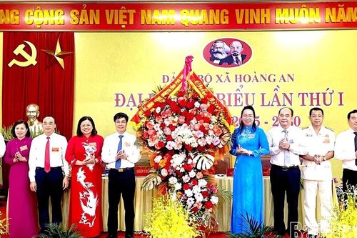 Đại hội đại biểu Đảng bộ xã Hoàng An lần thứ I: Đoàn kết, bứt phá phát triển giai đoạn 2025-2030
