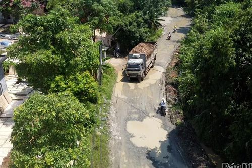 Tuyến đường liên xã Văn Miếu - Khả Cửu xuống cấp nghiêm trọng