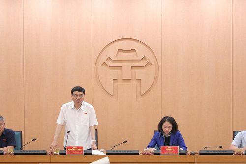 Chủ nhiệm Ủy ban Văn hóa và Xã hội Nguyễn Đắc Vinh làm việc với UBND TP. Hà Nội