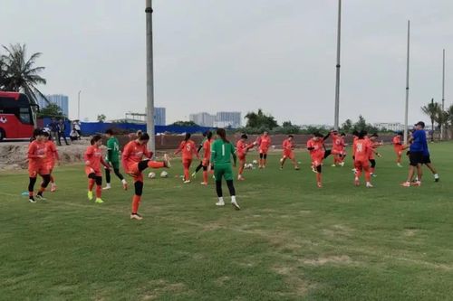 Đội tuyển nữ Việt Nam bắt đầu tập luyện tại Hải Phòng