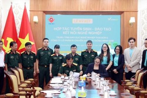 GSM hợp tác Trung tâm Thái Sơn tạo việc làm cho bộ đội xuất ngũ