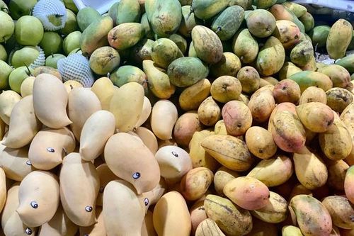 Tiểu thương tiết lộ về nguồn gốc của loại xoài vàng ươm, thơm nức đang bán đầy chợ Việt