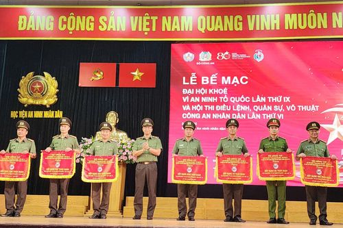 CATP Hà Nội giành giải Nhì toàn đoàn Đại hội khỏe 'Vì an ninh Tổ quốc' 2025