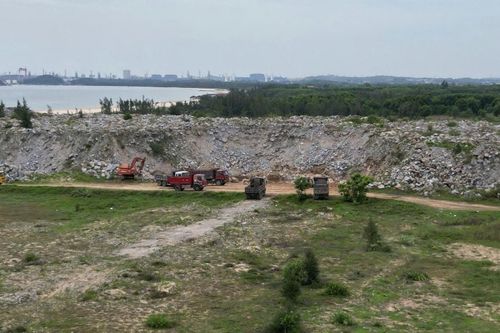 Quảng Ngãi: Không vận chuyển, mua bán khoáng sản tại bãi chứa Khu du lịch Thiên Đàng