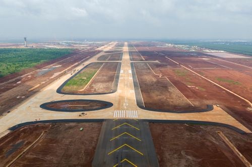 Sân bay Long Thành đón chuyến bay hiệu chuẩn đầu tiên