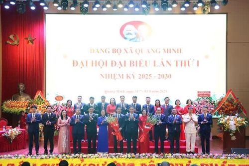 Đại hội đại biểu Đảng bộ xã Quang Minh lần thứ I, nhiệm kỳ 2025 - 2030