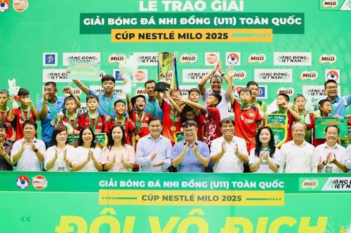 Hưng Yên lần đầu vô địch Giải bóng đá nhi đồng U11 toàn quốc