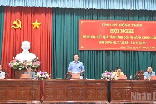 Đồng Tháp tháo gỡ khó khăn việc vận hành đơn vị hành chính cấp xã, phường