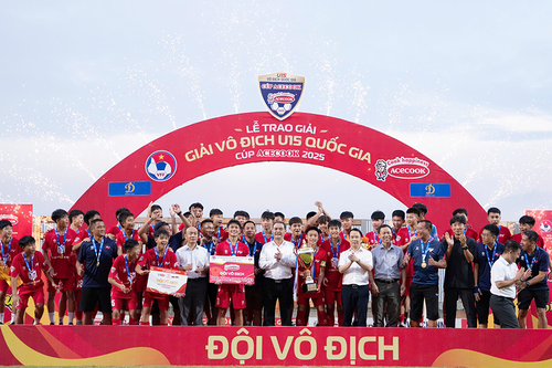 PVF bảo vệ thành công chức vô địch U15 quốc gia