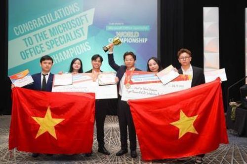Việt Nam xuất sắc giành Huy chương Vàng cuộc thi Vô địch Tin học văn phòng thế giới 2025