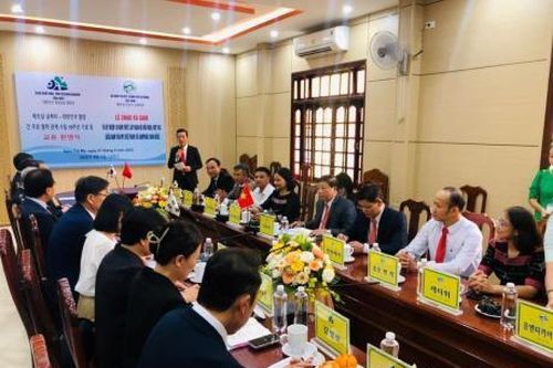 Đoàn công tác quận Hamyang thăm, làm việc với xã Nam Trà My