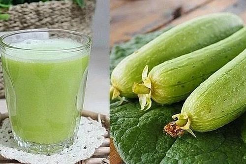 Cách làm sinh tố mướp giải khát, chữa bệnh