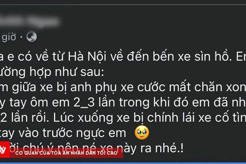 Nữ hành khách tố cáo bị sàm sỡ khi đi chuyển bằng xe khách giường nằm