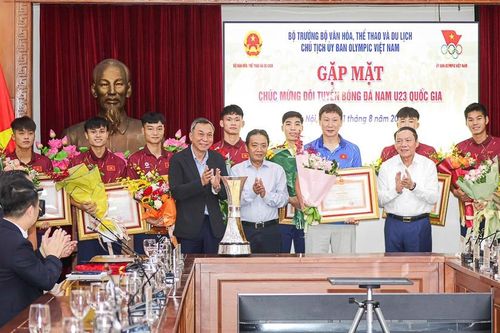 U23 Việt Nam nhận Bằng khen của Thủ tướng Chính phủ