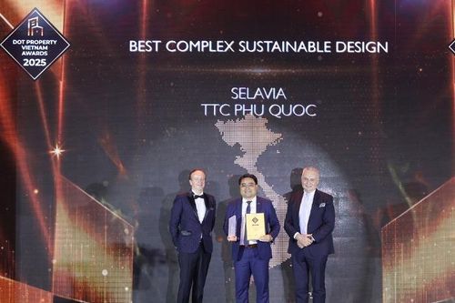 Selavia Phú Quốc khẳng định vị thế với giải thưởng danh giá tại Dot Property Award 2025