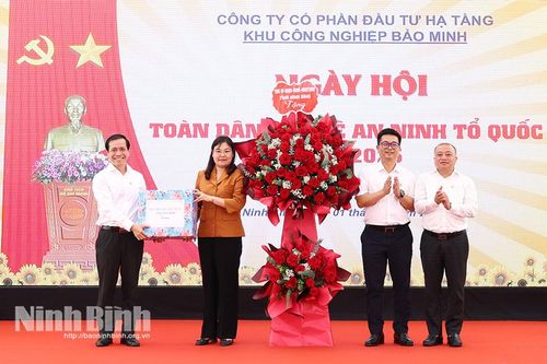 Tổ chức Ngày hội toàn dân bảo vệ an ninh Tổ quốc tại Khu công nghiệp Bảo Minh