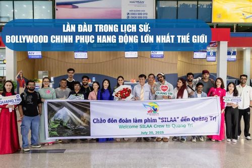 Lần đầu trong lịch sử: Bollywood chinh phục hang động lớn nhất thế giới