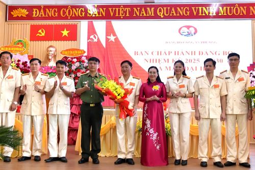 Đại hội Đảng bộ Công an phường Đồng Hới, nhiệm kỳ 2025 - 2030