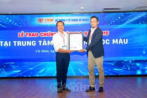 Bệnh viện đầu tiên tại ĐBSCL đạt chứng nhận ISO 9001:2015 về quản lý chất lượng trong lĩnh vực nội thận - lọc máu