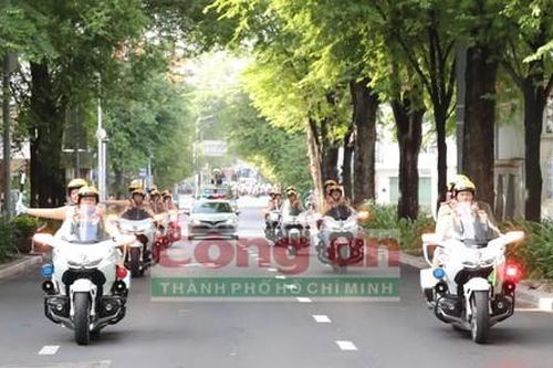 Video Công an TPHCM ra quân tấn công trấn áp tội phạm chào mừng Quốc khánh 2-9