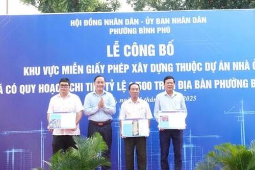 TP.HCM: Phường Bình Phú công bố các khu vực miễn giấy phép xây dựng