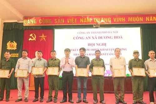 Xã Dương Hòa phát huy vai trò Tổ bảo vệ an ninh trật tự cơ sở