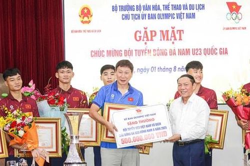 Bộ Văn hóa, Thể thao và Du lịch tổ chức gặp mặt và khen thưởng đội tuyển U23 Việt Nam