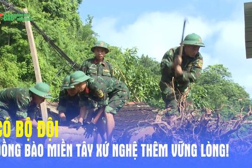 Có bộ đội, đồng bào miền Tây xứ Nghệ thêm vững lòng!
