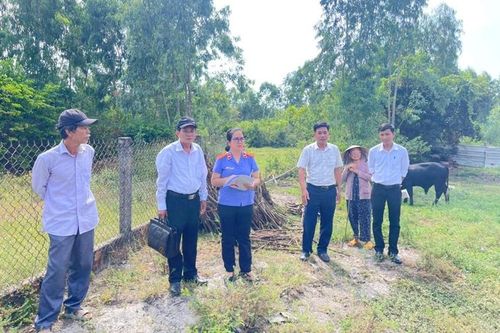 Kiểm sát viên VKSND tỉnh Quảng Ngãi kiểm sát thẩm định tại chỗ vụ án hành chính