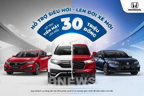 Đổi xe Honda cũ – Nhận ngay 30 triệu đồng trong tháng 8