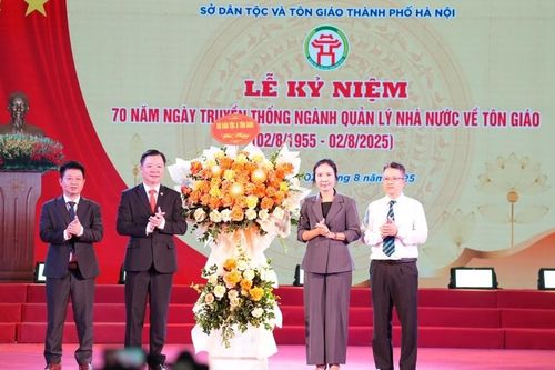 Sở Dân tộc và Tôn giáo TP.Hà Nội kỷ niệm 70 năm Ngày truyền thống ngành Quản lý nhà nước về tôn giáo