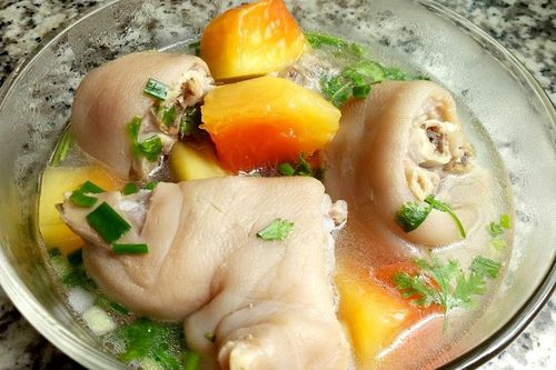 Cách nấu chân giò hầm đu đủ thơm ngon, đơn giản