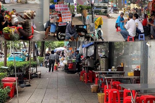 TP.HCM: Hàng rong vẫn cố bám vỉa hè chờ quy định mới
