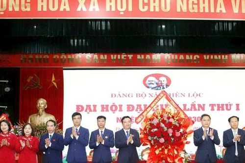 Ủy viên Ban Thường vụ Thành ủy, Trưởng ban Tổ chức Thành ủy Hà Nội Hà Minh Hải:Thiên Lộc nhanh chóng bứt phá, phát triển thành vùng đô thị kiểu mẫu phía Bắc Hà Nội