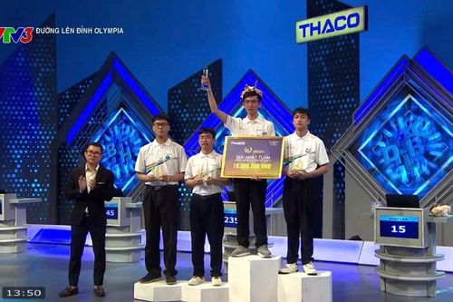 Nam sinh trường chuyên Đà Nẵng giành vòng nguyệt quế Tuần Đường Lên Đỉnh Olympia