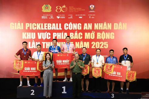 Giải Pickleball Công an nhân dân mở rộng lần I năm 2025 diễn ra thành công