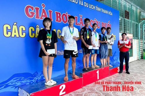 Bế mạc Giải bơi, lặn cứu đuối các Câu lạc bộ tỉnh Thanh Hóa
