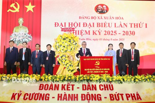 CHÀO MỪNG ĐẠI HỘI ĐẢNG BỘ CÁC CẤP, ĐẠI HỘI ĐẢNG BỘ TỈNH NHIỆM KỲ 2025-2030 VÀ ĐẠI HỘI LẦN THỨ XIV CỦA ĐẢNG Phát triển xã Xuân Hòa theo hướng công nghiệp, thương mại - dịch vụ