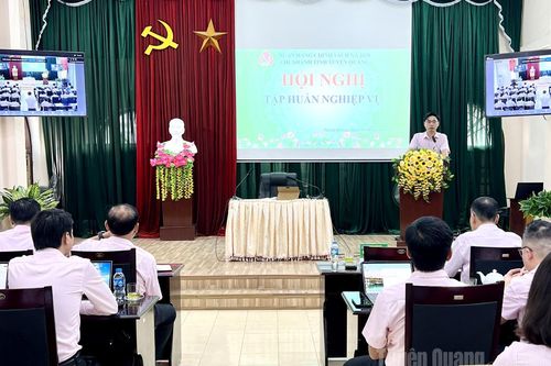Tập huấn nghiệp vụ tín dụng chính sách xã hội
