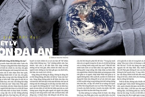 Phật giáo thời đại: Triết lý hòn đá lăn