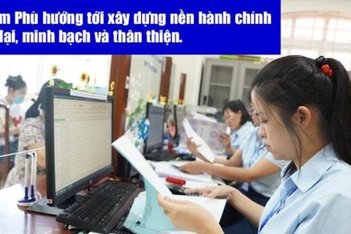 Xã Nam Phù hướng tới xây dựng nền hành chính hiện đại, minh bạch và thân thiện
