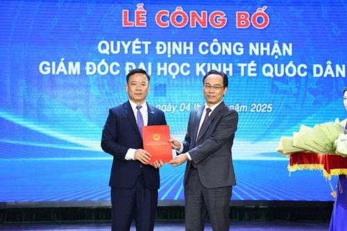 Phó Giáo sư, Tiến sĩ Bùi Huy Nhượng nhận nhiệm vụ Giám đốc Đại học Kinh tế Quốc dân