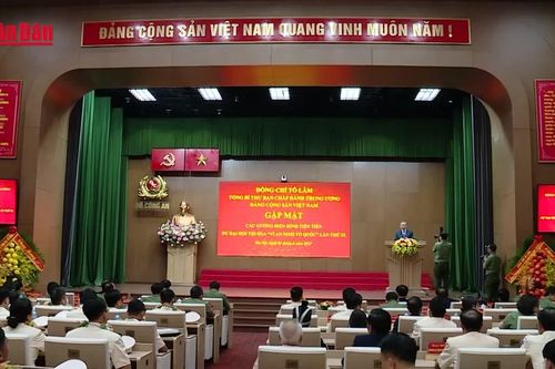 Tổng Bí thư gặp mặt điển hình tiên tiến dự Đại hội thi đua 'Vì An ninh Tổ quốc' lần thứ 9