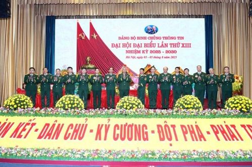 Khai mạc Đại hội đại biểu Đảng bộ Binh chủng Thông tin lần thứ XIII, nhiệm kỳ 2025-2030