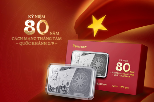 9.999 thỏi bạc kỷ niệm 80 năm Quốc khánh 2-9 của Phú Quý được bán hết trong chưa đầy 8 giờ