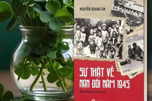 Nhà sử học Nguyễn Quang Ân ra mắt sách 'Sự thật về nạn đói năm 1945'