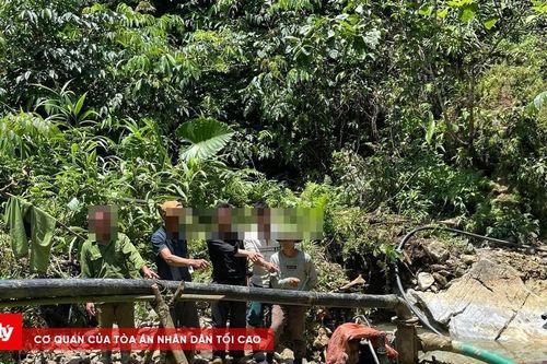 Phát hiện nhóm đối tượng khai thác vàng trái phép tại Tuyên Quang