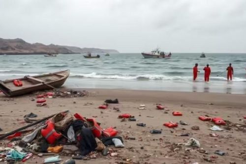 Lật tàu ngoài khơi Yemen, hơn 60 người thiệt mạng