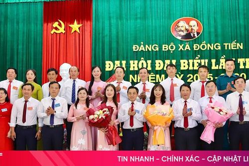 Phó Bí thư Thường trực Tỉnh ủy dự Đại hội Đảng bộ xã Đồng Tiến