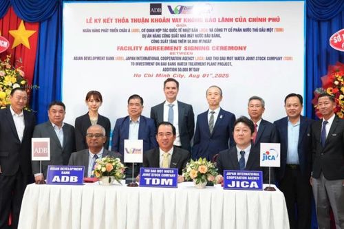 ADB cấp khoản vay 6 triệu USD cho CTCP Nước Thủ Dầu Một